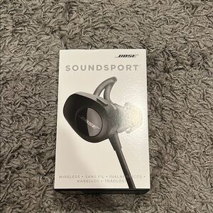 Bose Black Earbud Headphones Wireless Design